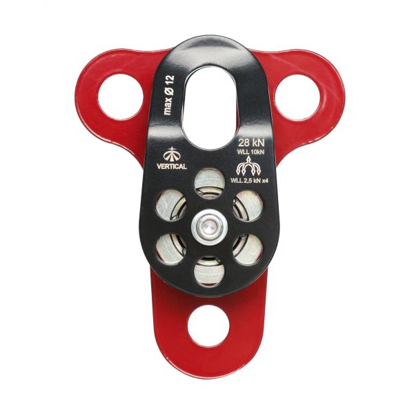  Блок-ролик Вертикаль двойной сталь с подшипником Про в Иркутске  