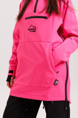 Анорак сноубордический MountainMan Barbie розовый неон в Иркутске