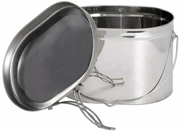 Котел Роза Ветров 1,3л.низкий нерж.крышка с ручками