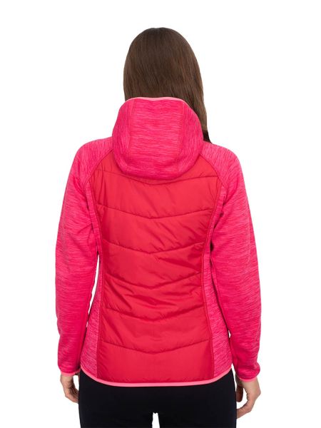 Куртка женская комбинированная "Оя" (розовый)