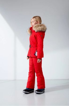 Куртка горнолыжная Poivre Blanc с иск.мехом W21-1003-JRGL/A красный в Иркутске