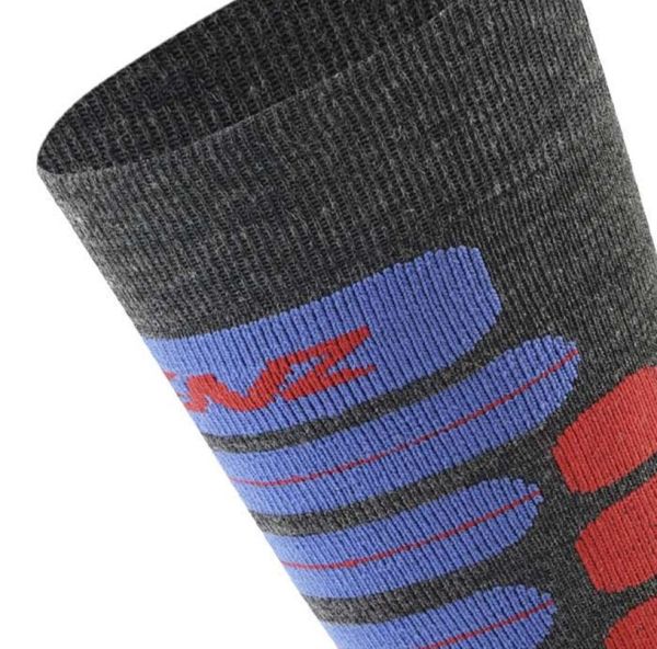 Купить Носки LENZ Skiing Kids Grey/Red/Blue в Иркутске