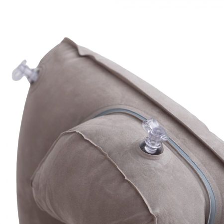 Подушка Tramp Lite надувная под шею Комфорт TLA-008,серый