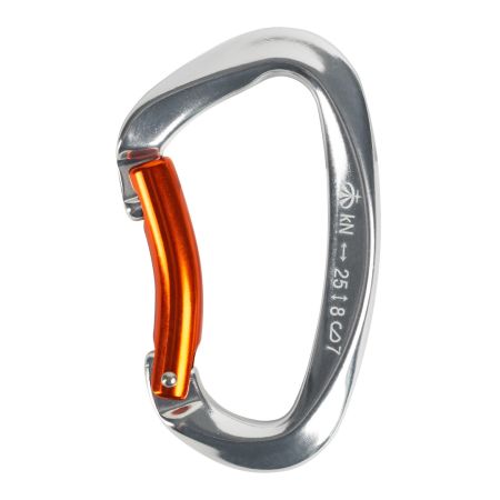  Карабин Вертикаль Скалолаз.с гнутой защелкой (keylock) золот. в Иркутске  