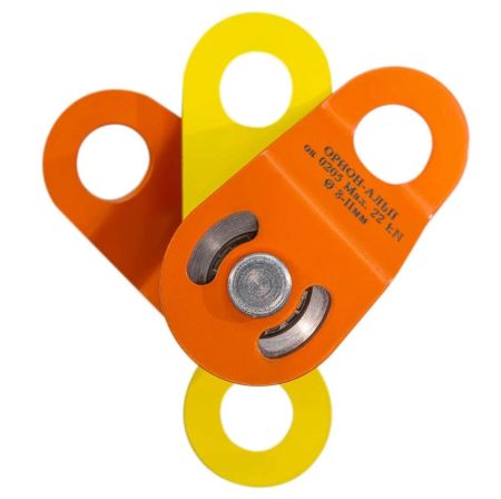  Блок-ролик Орион-Альп двойной сталь с подшипником в Иркутске  