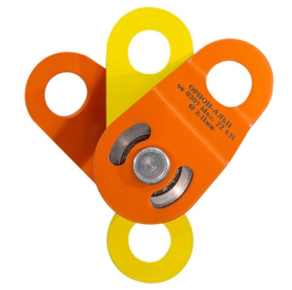  Блок-ролик Орион-Альп двойной сталь с подшипником в Иркутске  