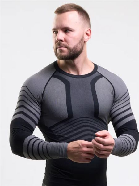 Комплект термобелья X-LINE (sport) мужской черный с серым NEW в Иркутске
