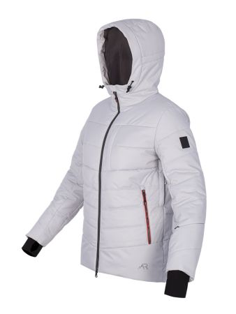 Куртка зимняя женская стеганная Нева светло-серый в Иркутске