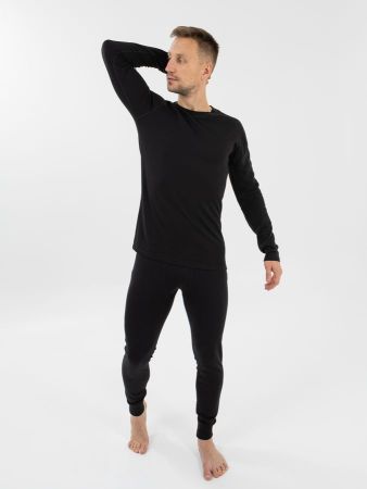 купить Фуфайка мужская "Аляска Н" (шерсть, черный)