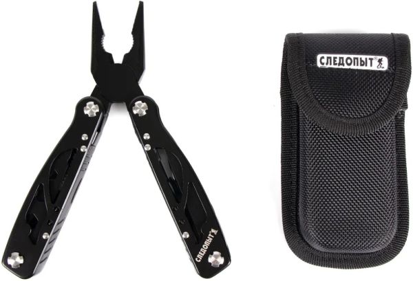 Мультитул (плоскогубцы) Следопыт-Headway,105х45х16 мм,11 предметов в чехле,на блистере