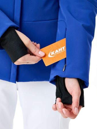 Куртка горнолыжная Poivre Blanc с иск.мехом W24-0802-WO/A синий в Иркутске