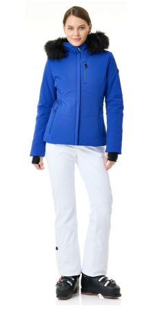 Куртка горнолыжная Poivre Blanc с иск.мехом W24-0802-WO/A синий в Иркутске