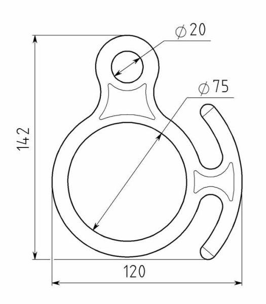  Спусковое устройство Вертикаль 8 рогатая сталь в Иркутске  