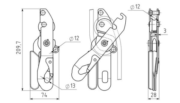  Стопор-десантер Вертикаль ver 0305 в Иркутске  