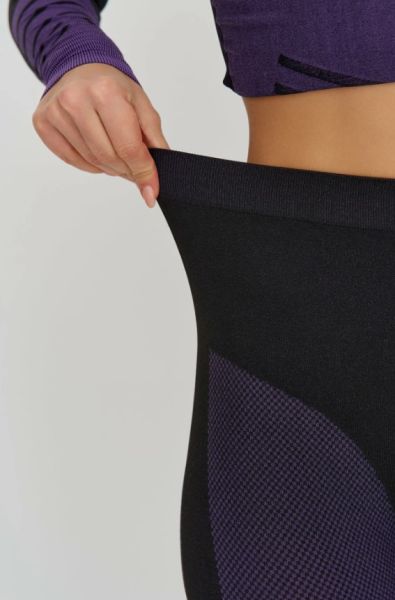 Комплект термобелья X-Line Sport женский черный с фиолетовым NEW в Иркутске