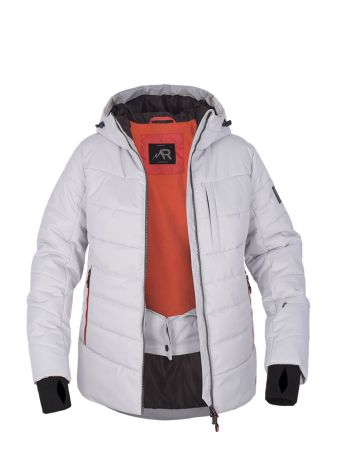 Куртка зимняя женская стеганная Нева светло-серый в Иркутске