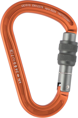  Карабин Венто Titanium с муфтой кейлок оранжевый в Иркутске  